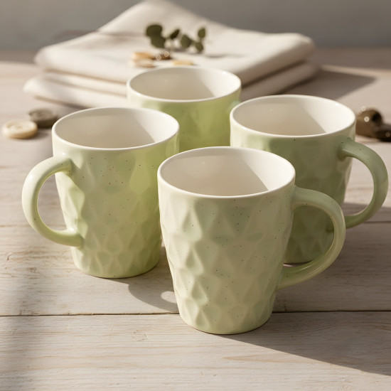 Porcelain Mug Set - 4 Pcs